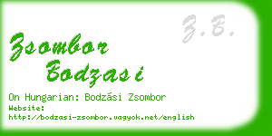 zsombor bodzasi business card